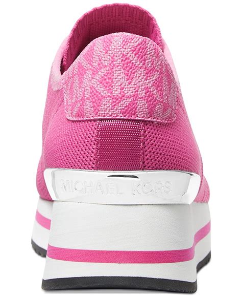 michael michael kors women's monique knit trainer lace-up sneakers|mike Kors monique knit trainer.